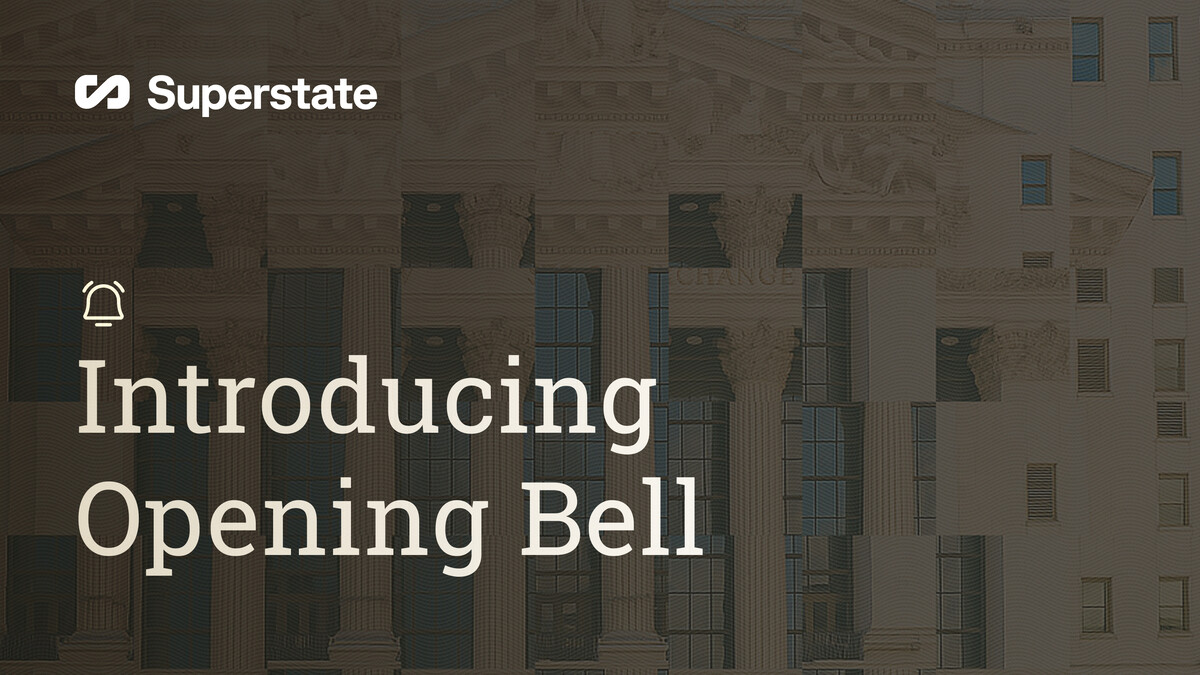 Opening Bell: Bringing Public Equity On-Chain