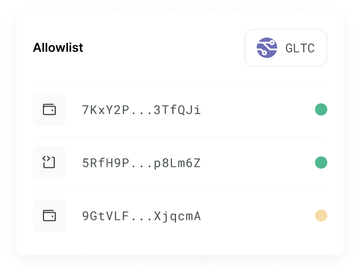 Built-in compliance