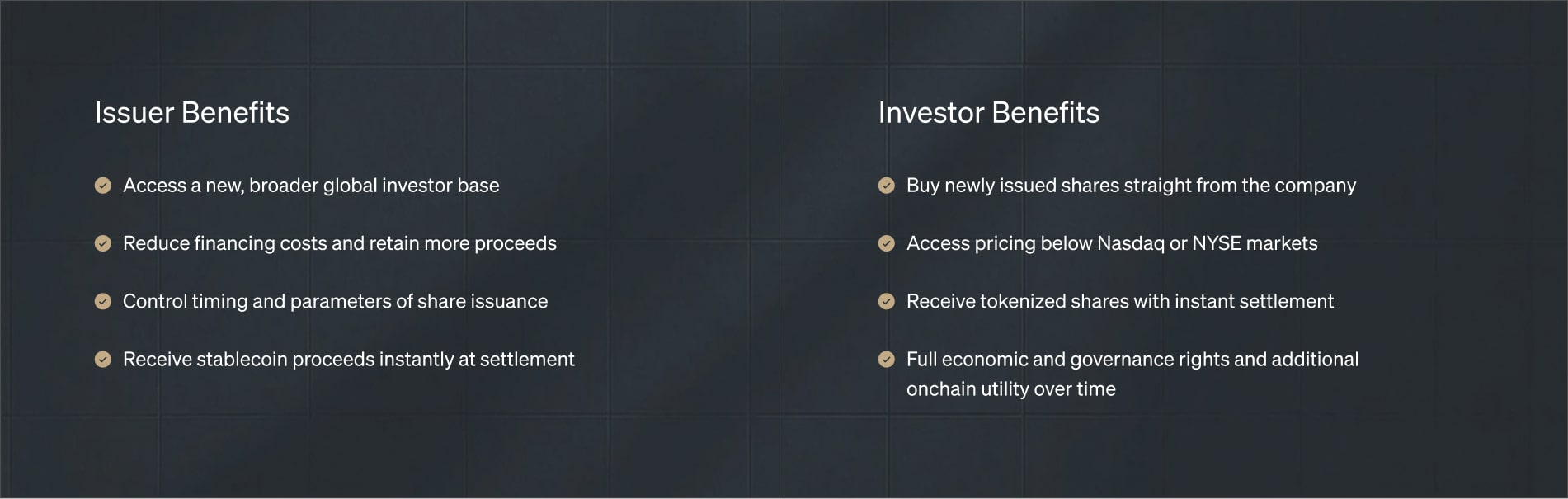 Direct Issuance Program Benefits